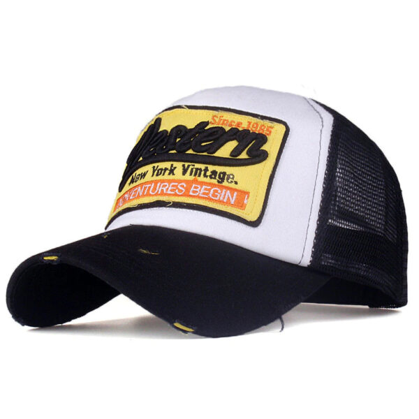 Western Trucker Hat White